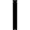 Ekena Millwork Legacy Wrought Iron Bracket, (Triple center brace), Powder Coated Black 2"W x 10"D x 12"H BKTM02X10X12TLE - alternate 5